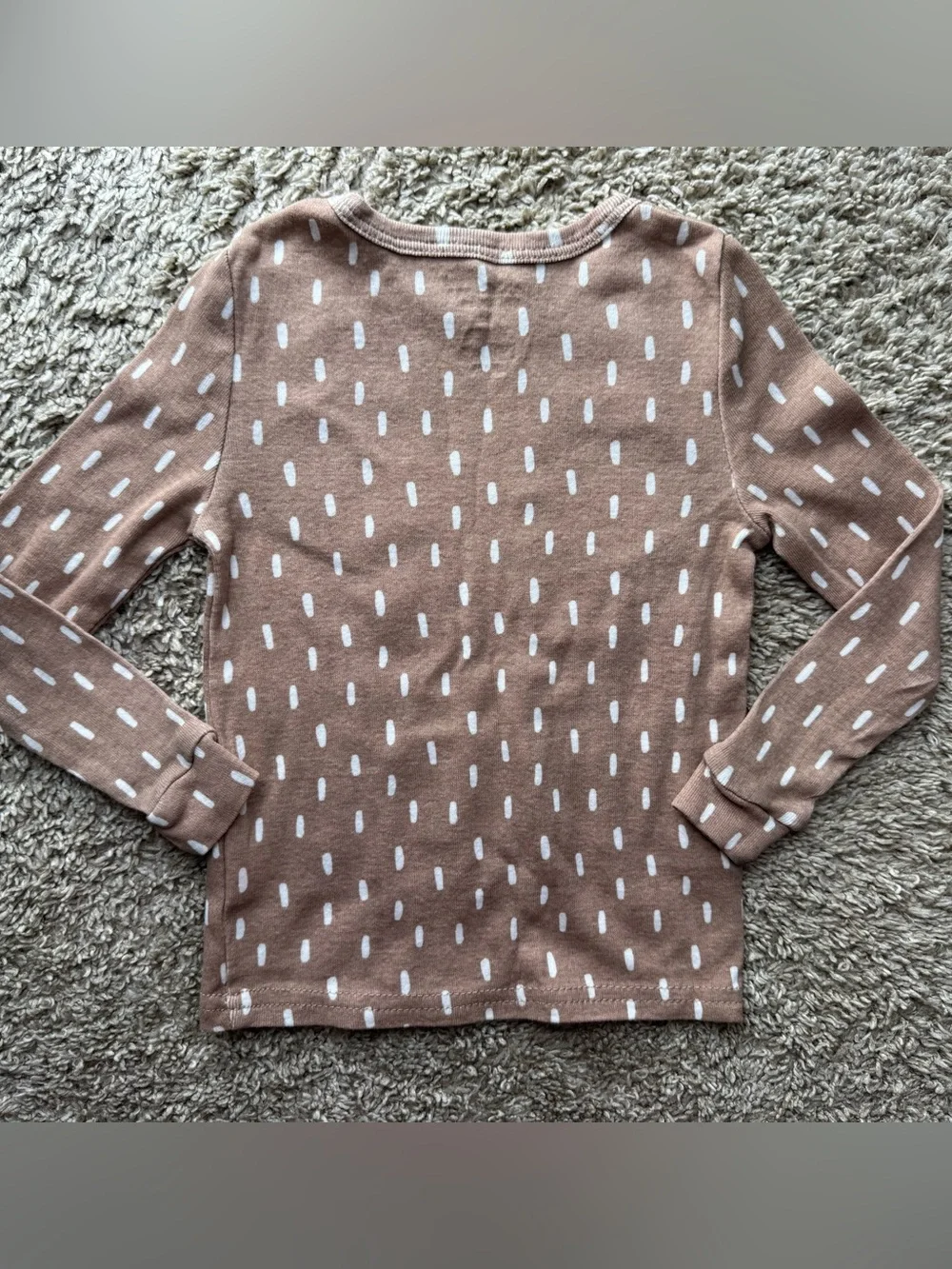 Chick Pea Pajamas Reindeer 2T Brown Cotton Pajama Set